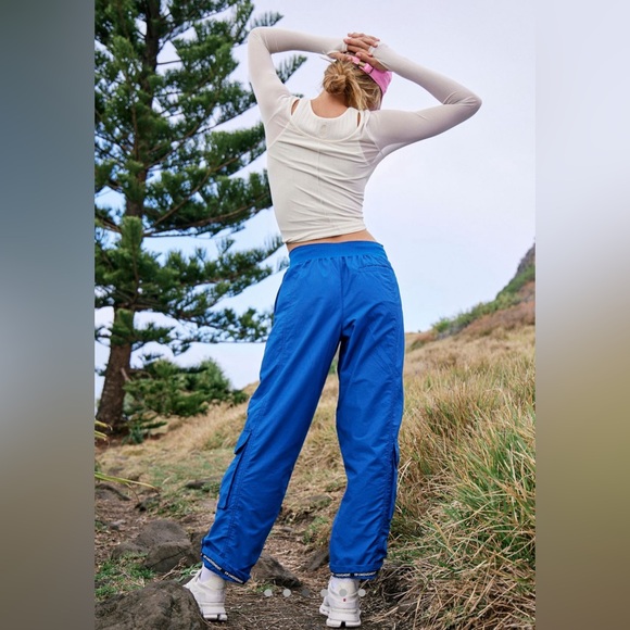 Free People Mesmerize Me Pant - True Blue - Small - Picture 3 of 7